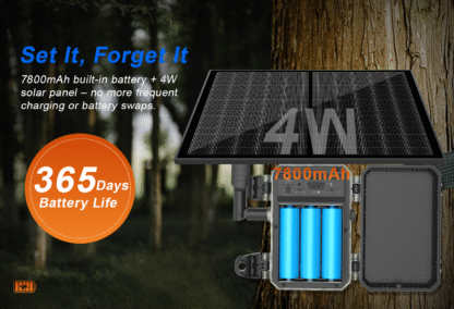 Åtelkamera med Solpanel 4G - Bild 9
